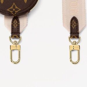 Louis Vuitton Brown and Cream boudilare strap